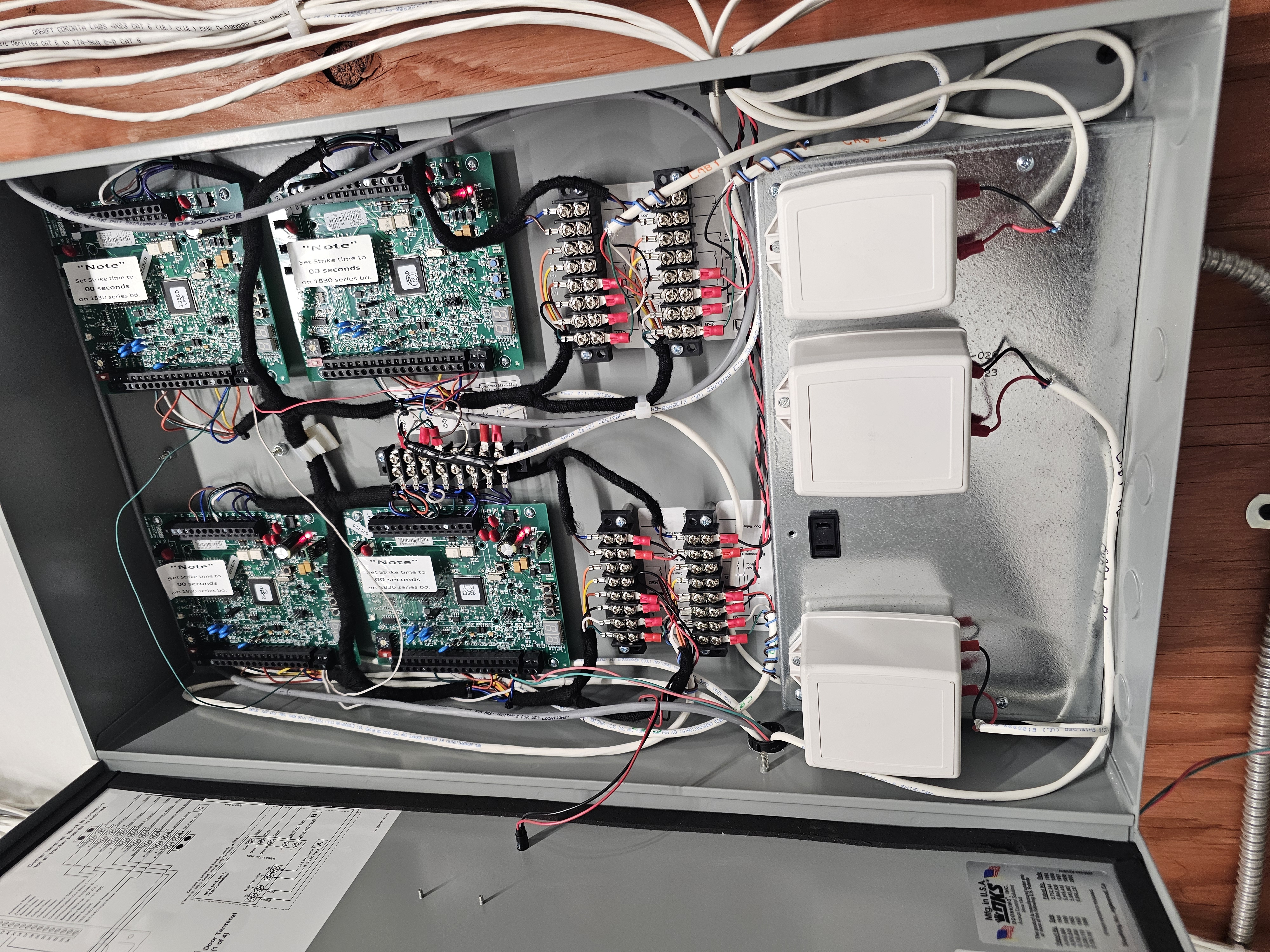 Panel de control de acceso instalado por Trinity Systems